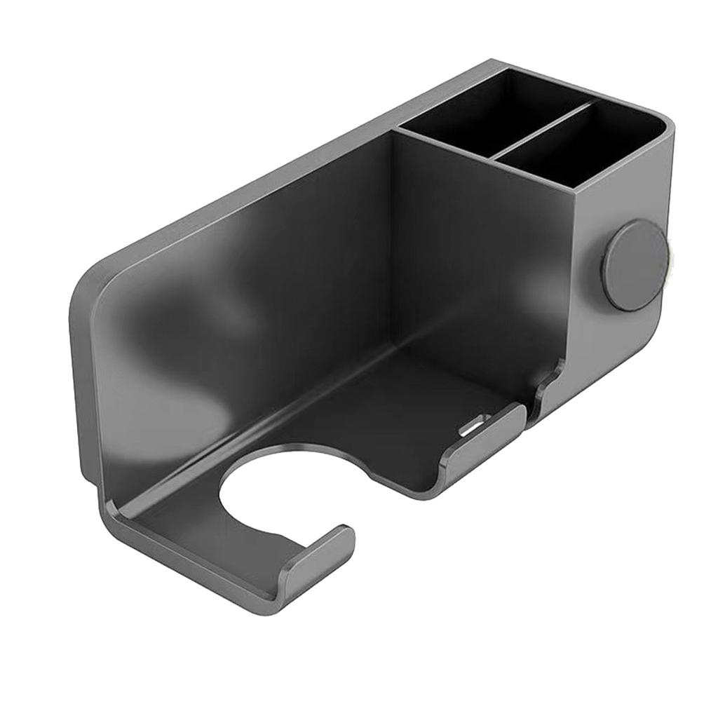 Hair Dryer Holder Wall Mounted Stable Saving Space Blow Dryer Hanger Waterproof Rustproof Plastic Blow Dryer Holder