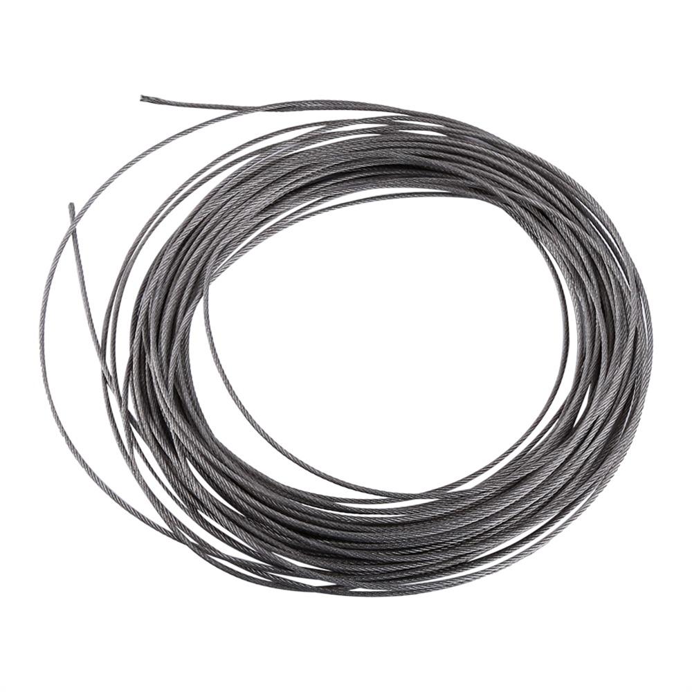 

304 Stainless Steel Stainless Steel Rope 7×7 Structure 1.5mm Diameter Stainless Steel Cable 15 Meter Metal Cable Rope 7-7-1.5mm-15m