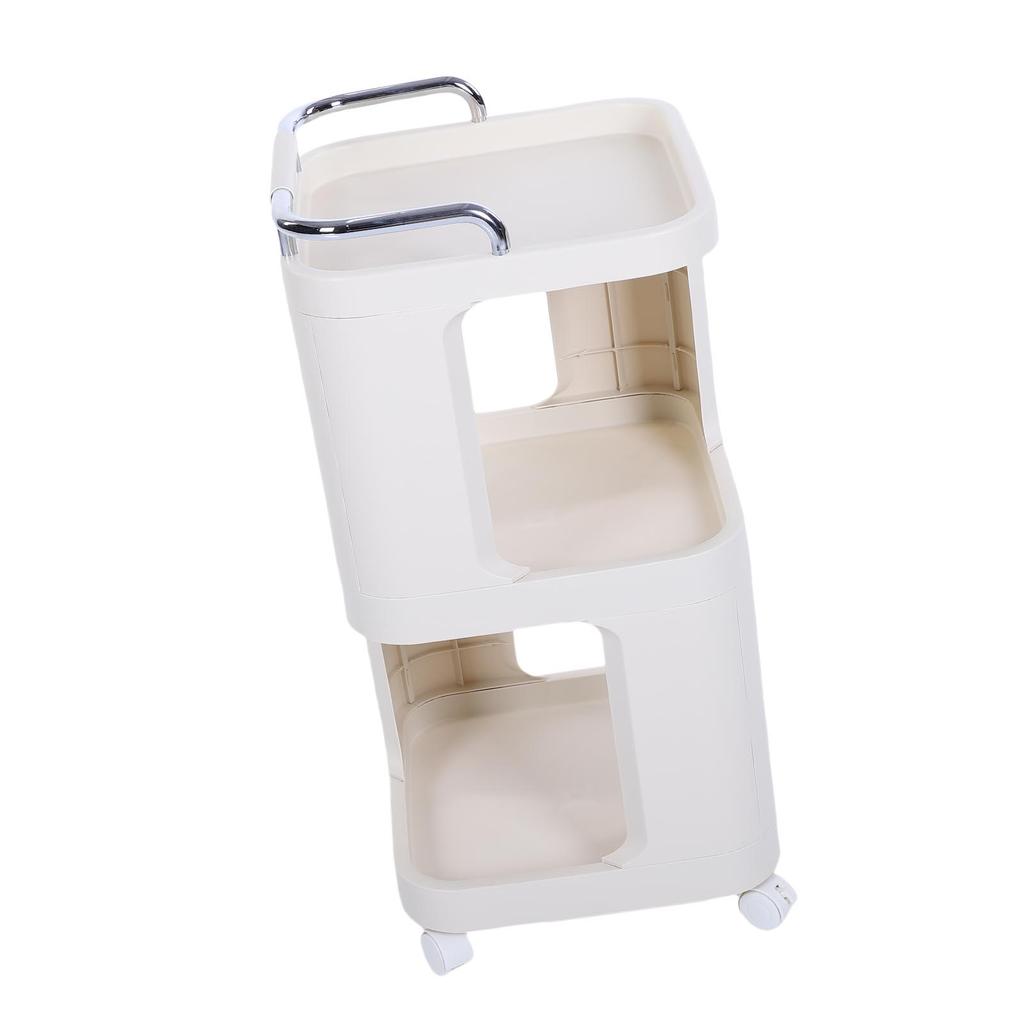 Rolling Utility Cart with Handle Multi Functional Storage Trolley for   Living Room Movable Storage   with Wheels