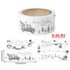 250Pcs/Roll Merry Christmas Stickers For Gifts Decorative Envelope Seal Stickers For Holiday Cards Present Box Party Favors