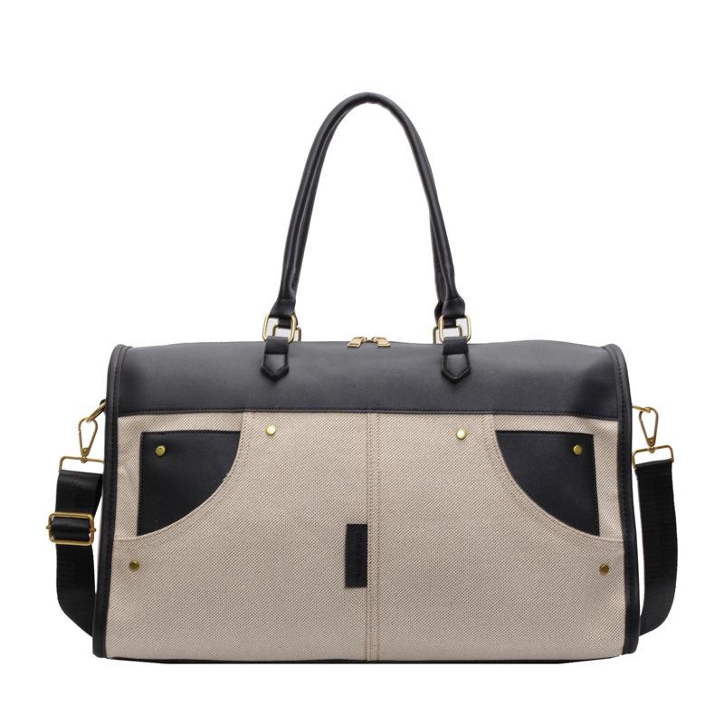 

Fashionable and Personalized Design Storage Bag for Going Out for Fun, Portable Travel Bag for Dry and Wet Separation, Water-proof and Simple Gym Bag чёрный