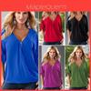 Stylish Plus Size Women Summer Chiffon Tank Top T-shirt Perfect For Casual Outings