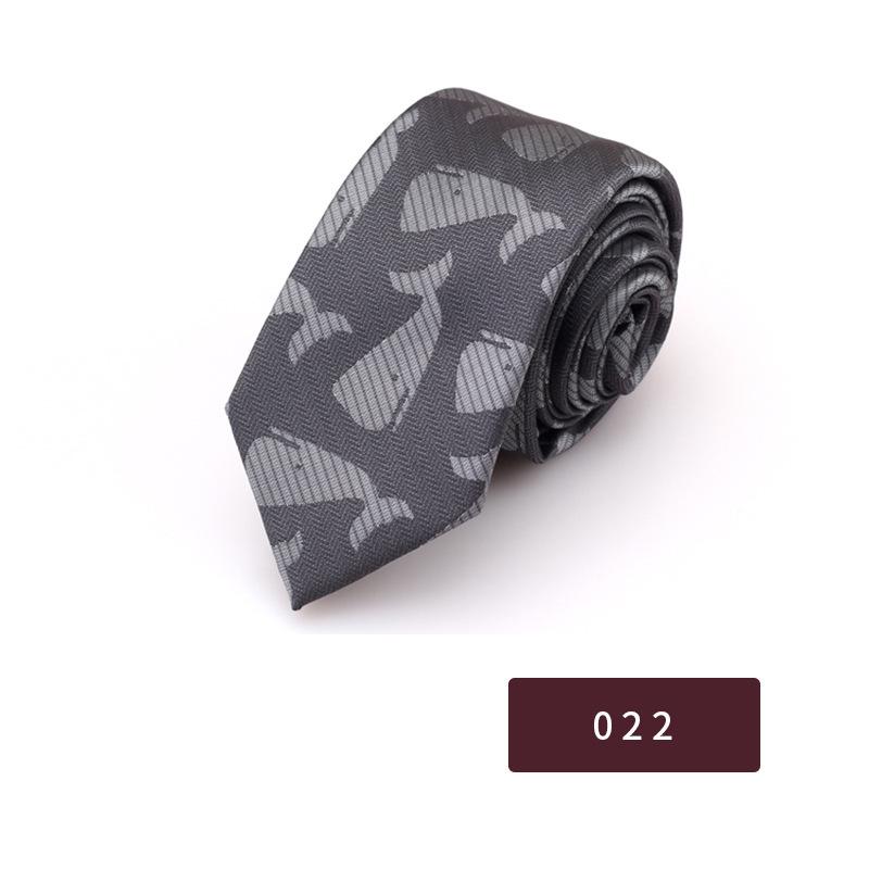 Men's Korean Style Polyester 6cm Business Ties