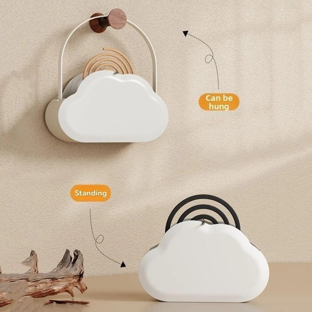 Wall Mounted Coil Incense Burner Cloud-Shaped Hanging Incense Coil Holder Patio