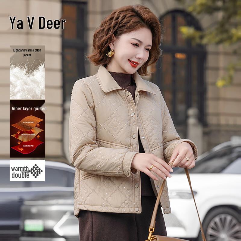 

Yaloo Women s Stylish Mid-Aged Winter Padded Jacket 2025 3XL