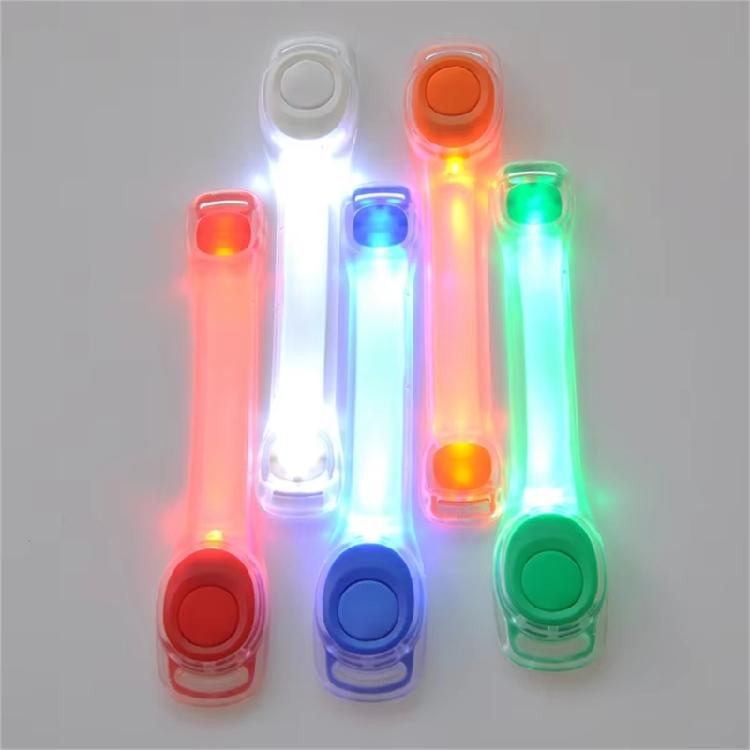 Tragbarer Laufarmgurt LED Armband Radfahren Sicherheitsarmband LED Armband Reflektierende LED Licht Armbänder Einfach zu bedienen