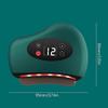 Electric Gua Sha Massager with Red Light Therapy, Heat & Vibration, 12 Heating Hot Compress Massager, Lift Sculpting Tool for Face & Body