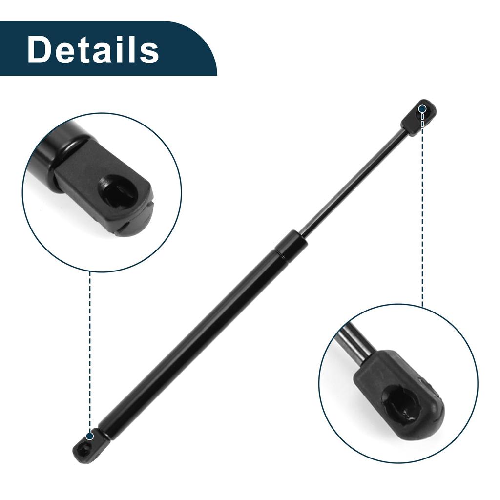 TUCKBOLD Front Hood Gas Spring Lift Support Struts for Toyota Camry Sedan 2 Pieces (5345069045) CE/LE/XLE (1997-2001), Black,