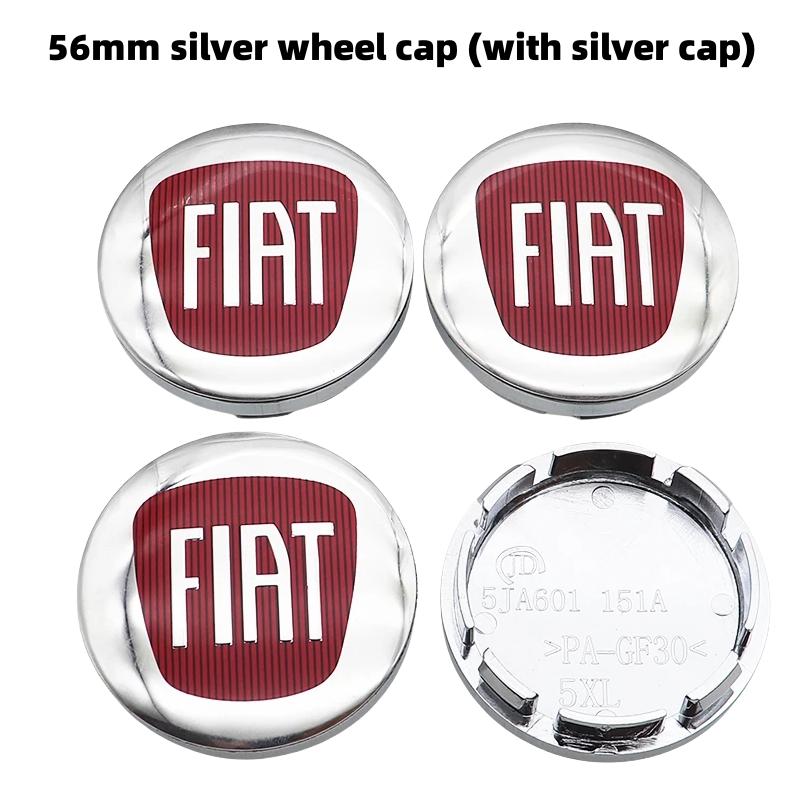 

4pcs 60mm 50mm Fiat 500 Wheel Center Hub Caps Rims Dust Cover Hubcaps Emblem For Punto Stilo Bravo Ducato Freemont 124 500C500X