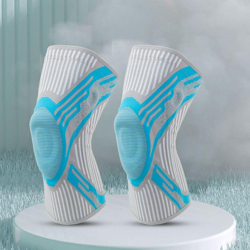 Silikon Sport Kniebandage Professioneller Knieschützer Knie Kompressionsmanschette Workout