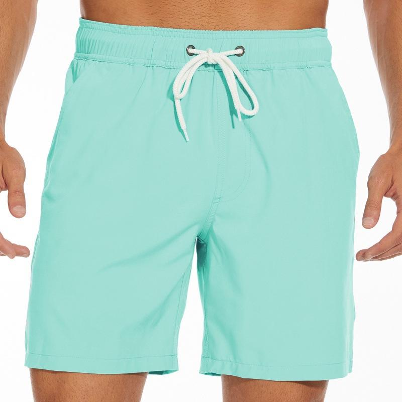 GD summer new men's shorts fashion vacation pants men's four corners milk silk lining