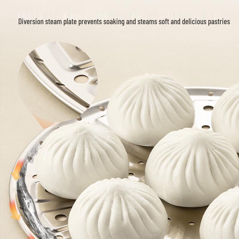 Joyoung 30cm 2-Layer 304 Stainless Steel Steamer