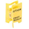 Caution Sign Hair Claw Clamp Do Not Approach Sign Funny Yellow Warning Hair Clamp for Women