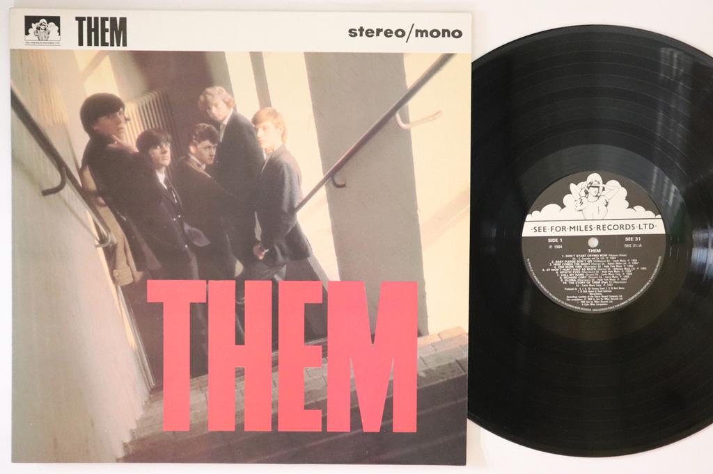 LP Record THEM - Them SEE31 SEE FOR MILES 1986 UK Rock Used