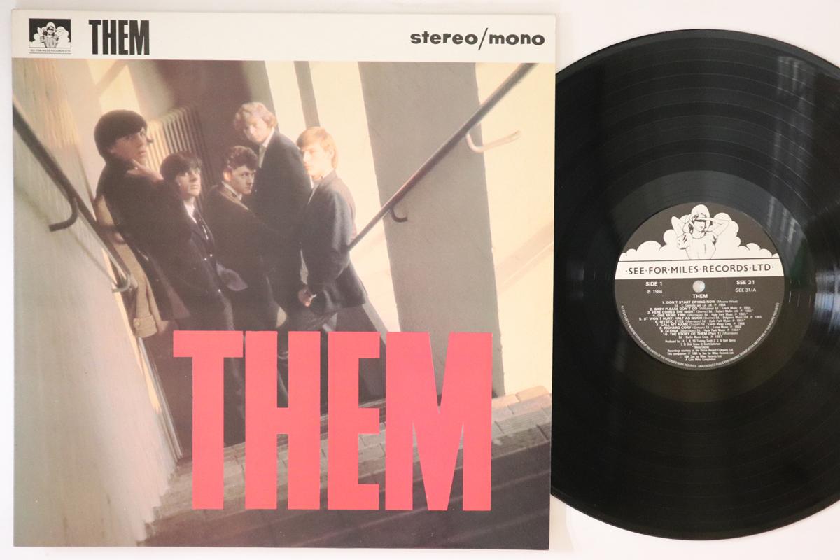 

LP Record THEM Them SEE31 SEE FOR MILES 1986 UK Rock Used