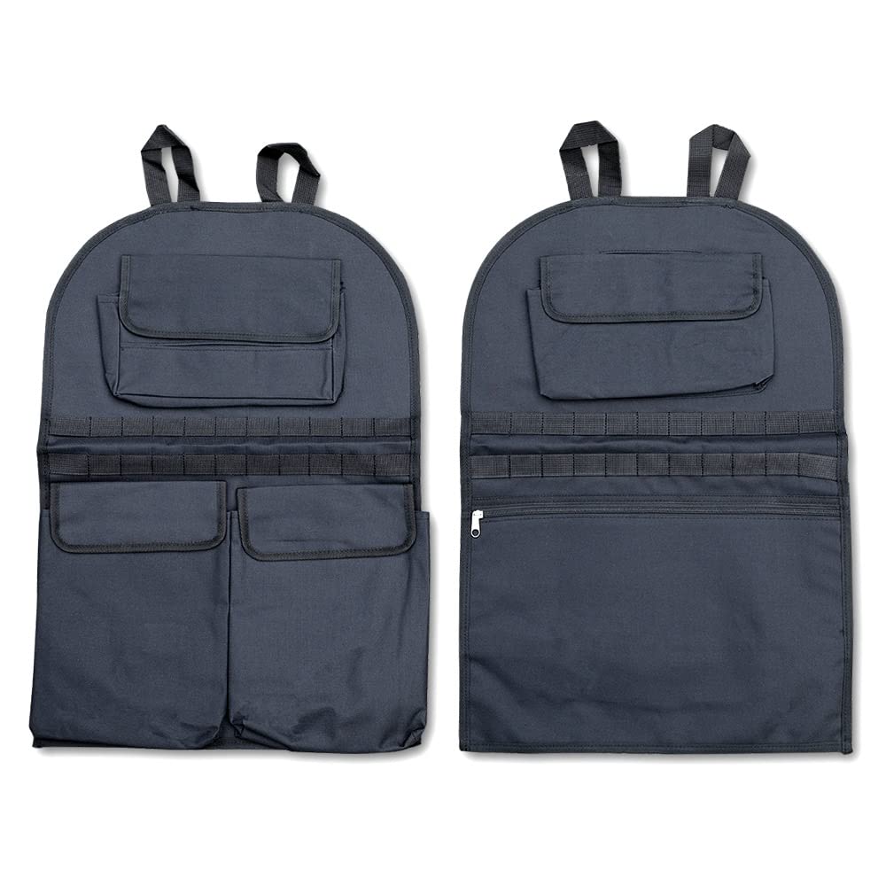 90 Series Noah Voxy Compatible Seat Back Storage 42cm x Small Item Storage Large Capacity Pocket with Zipper 90 VOXY NOAH 90 Voxy 90 Noah Toyota