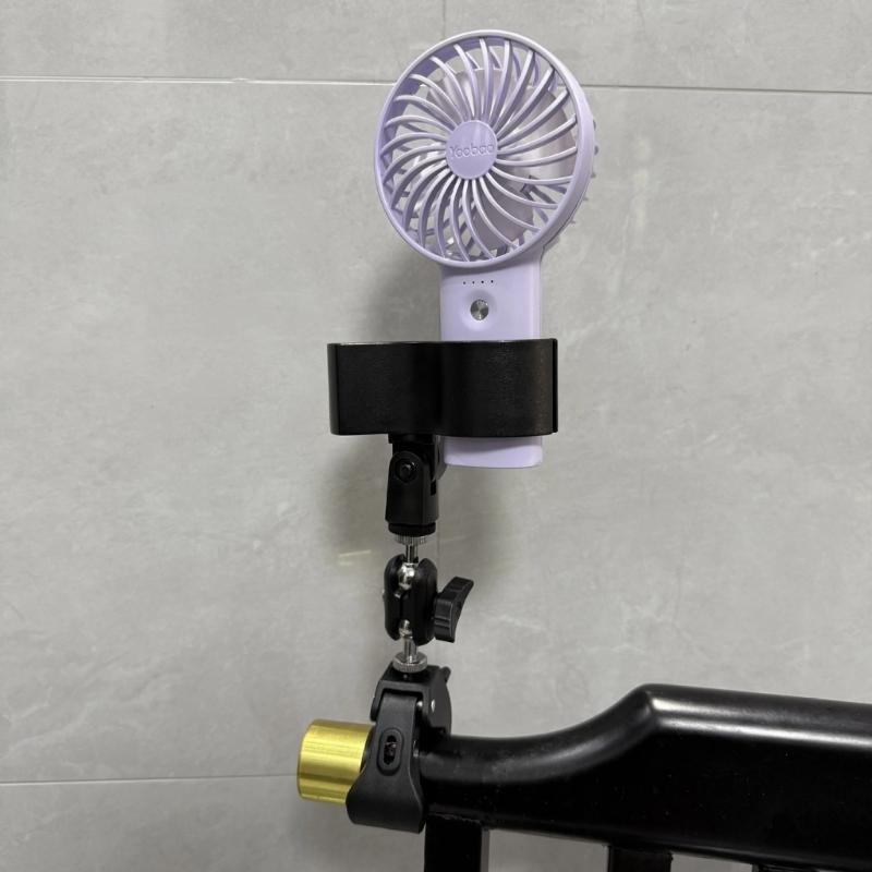 Metal Plastic Adjustable Clamp Holder Featuring 360 Rotate for Mounting Microphones Hair Dryers and Handheld Fan