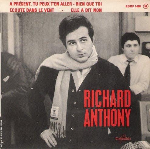 

7inch Record RICHARD ANTHONY A Prsent Tu Peux Ten Aller ESRF1498 Columbia 1964 France Pop Used