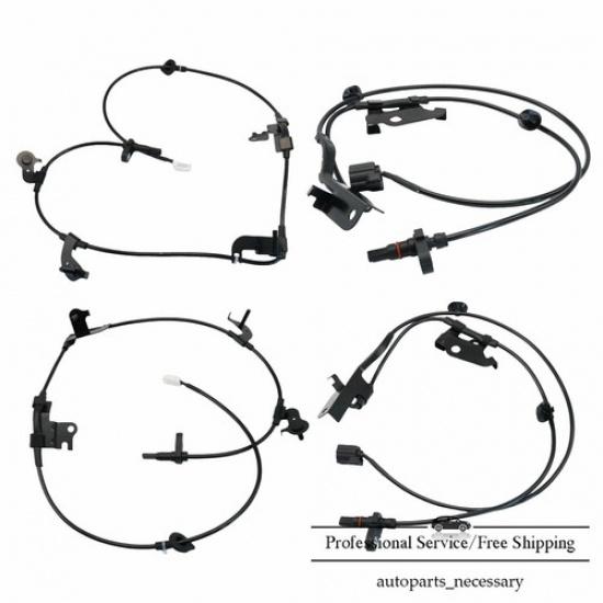 4x ABS Wheel Speed Sensor Front & Rear Right+Left Set For Toyota RAV4 2006-2012