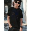 Boys Crew Neck Short Sleeve T-Shirt with Creative Anime Graphic Print