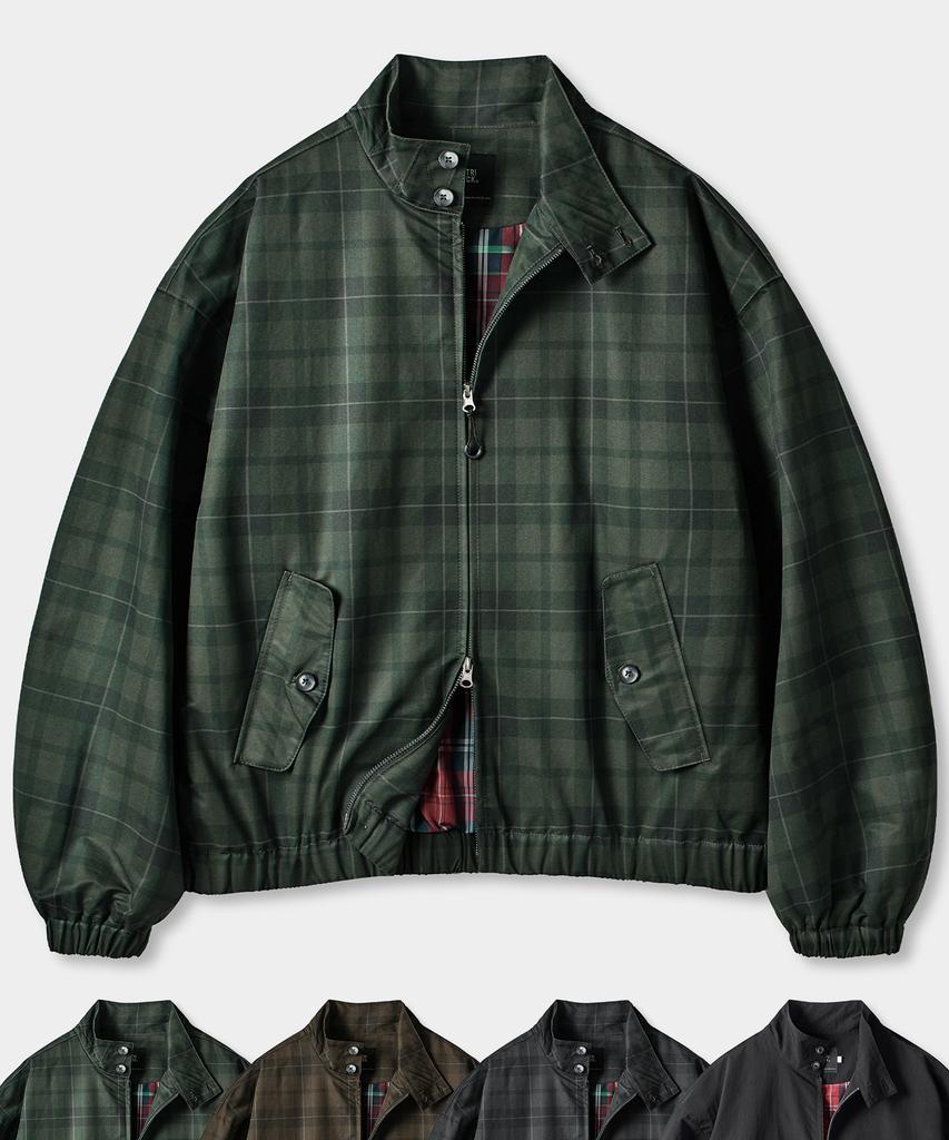 Dimitri Black 2Way Essential Crop Harrington Jacket_4 Color