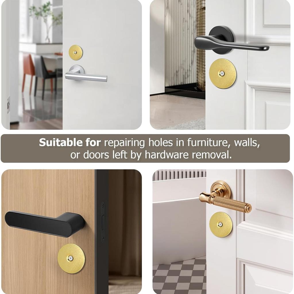 Tappo Copri Foro Maniglia Porta Piastra Riempimento Foro Porta Dispositivo di Blocco Foro Accessori Ferramenta