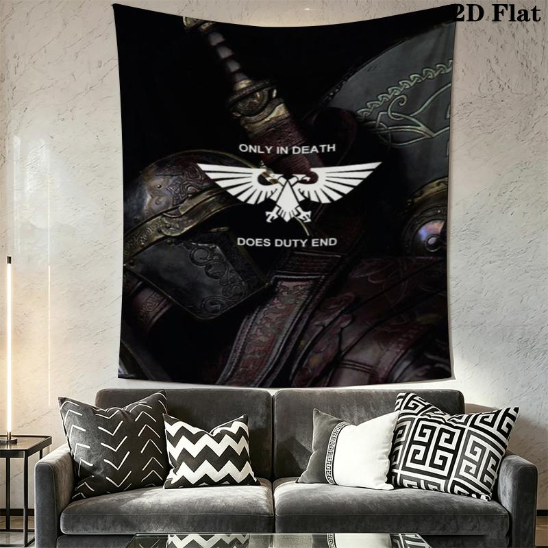 Warhammer 40K Faliszőnyeg Esztétikus Falra Akasztható Nyomtatott Szövet Pléd Dekoratív Szőnyegek Hálószobába Nappaliba Lakásdísz