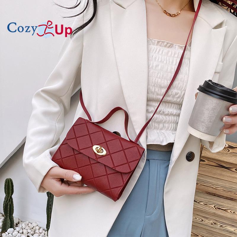 Cozy Up Lingge Bag Embossed Mobile Phone Bag, Portable Small Bag, Mini Women's Bag