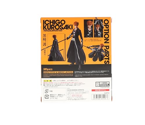 TAMASHII NATIONS S.H.Figuarts BLEACH Thousand-Year Blood War Arc Kurosaki Ichigo -Bankai: Tensa Zangetsu- Approx. 155mm ABS & PVC Pre-painte