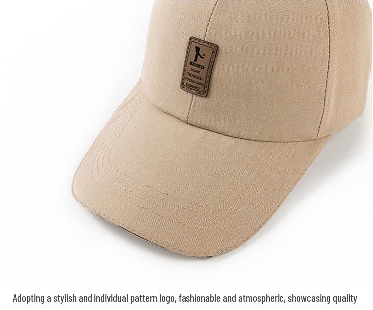 Classic Canvas Inscription Baseball Cap - Spring/Autumn Outdoor Sunshade