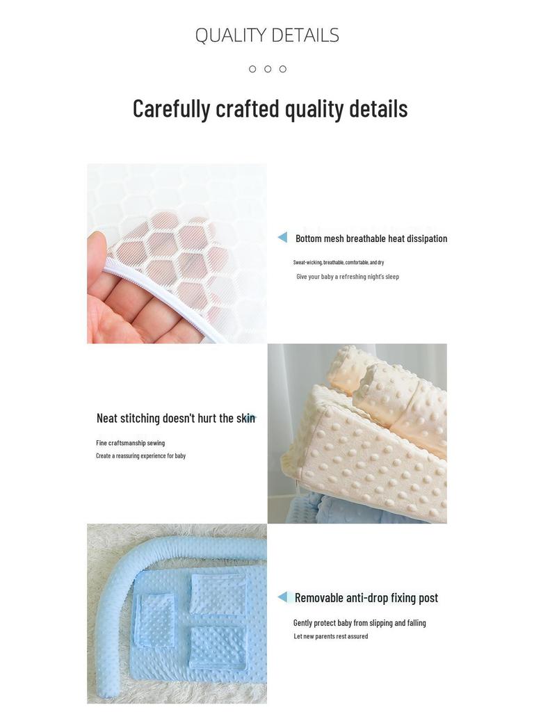 Cross-border Baby Nursing Pillow - Incline Side-lying Comfort for Breastfeeding and Sleeping