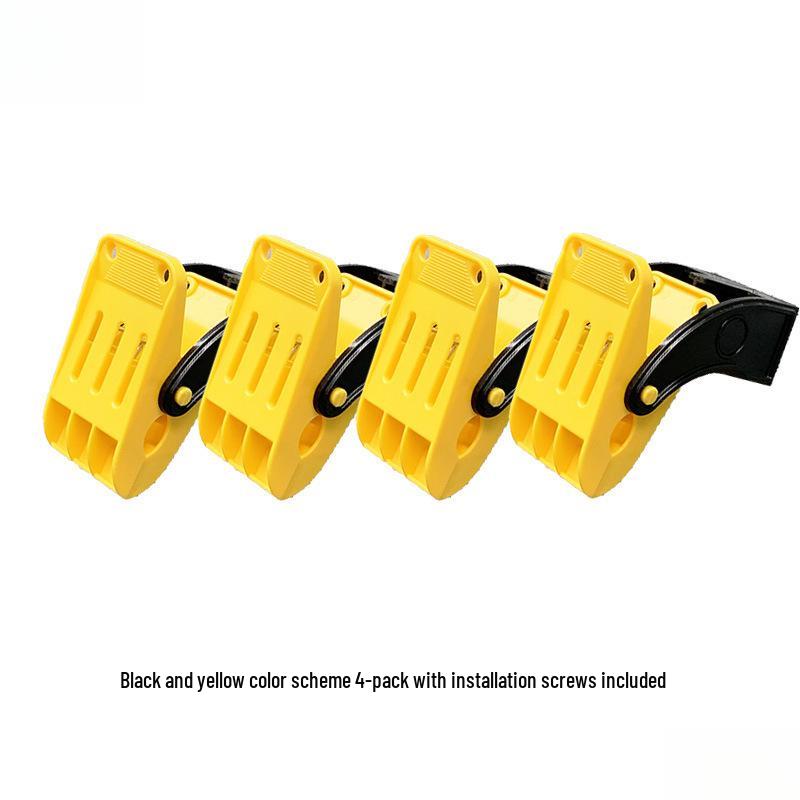 Car Floor Mats Cleaning Kit: Salon-Style Equipment with Mountable Clips for Wash & Fix