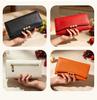 Women's Multifunctional PU Leather Clutch: Stylish Large-Capacity Wallet with Buckle Coin Purse