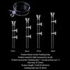1Pc Fish Tank Acrylic Feeding Tube Transparent Aquarium Feeder Tube Dish Shrimp Snail Shrimp Food Feeding Accessories