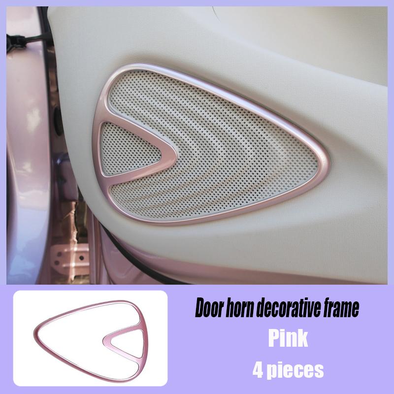 For BYD Dolphin 2024 Door horn decorative frame Multiple colors Automotive interior modification
