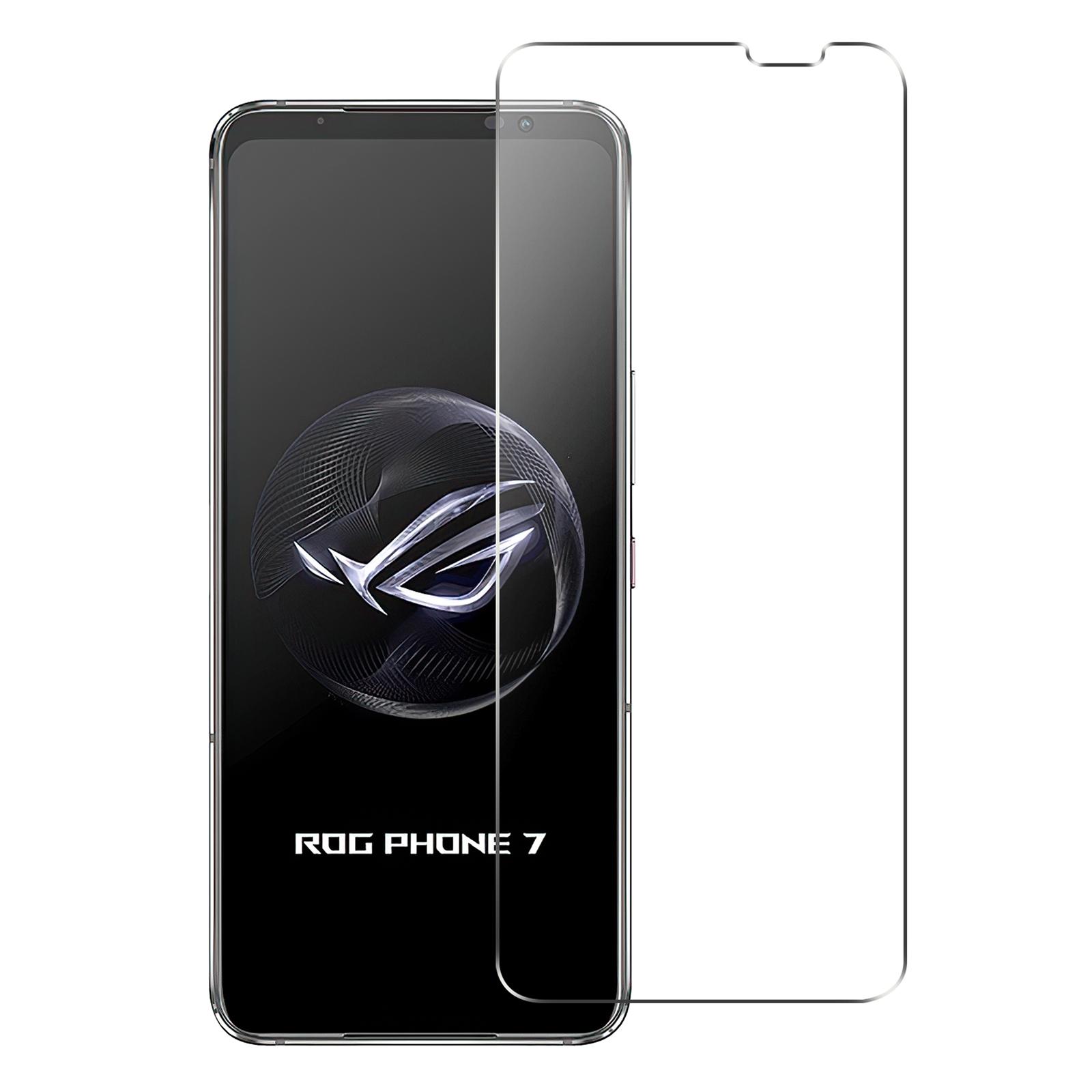 

For Asus ROG Phone 7 5G Tempered Glass Screen Protector 2.5D Arc Edge HD Clear Anti-explosion Film Type A