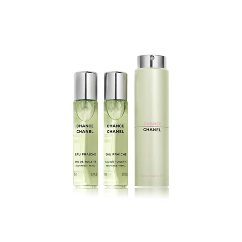 CHANEL Chance Eau Fraîche Eau De Toilette Twist And Spray Set 20ml*3
