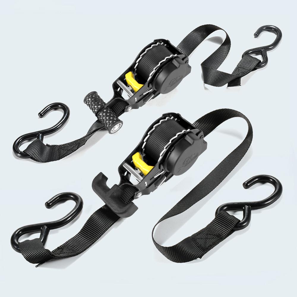 Automatisk krymp for last Bagasjestropp Skralle Strammer Belte For Bil Uttrekkbare Belter Auto Stropper For Last Tape For Motorsykler Skralle Stropp