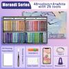 24/36/48 Colors Macaron Ultra Soft Crayon Morandi Painting Tools Versatile Oil Painting Stick
