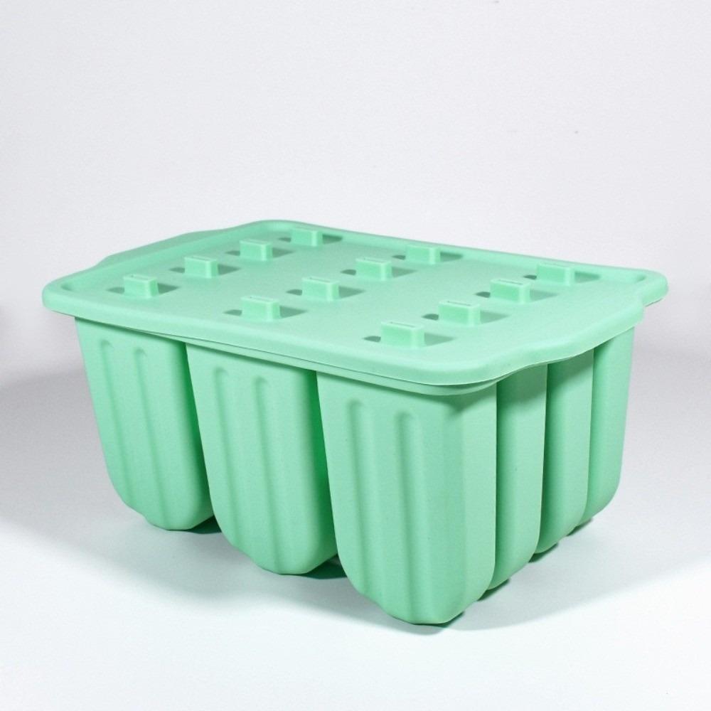 Non-Stick Ice Cream Trays 12 Grids Ice Lolly Mold Practical Ice Candy Mold  Homemade Ice Cream