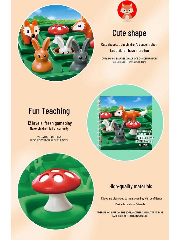 Xingtong Hüpfendes Kaninchen Logisches Denken Herausforderung Puzzle Spielzeug