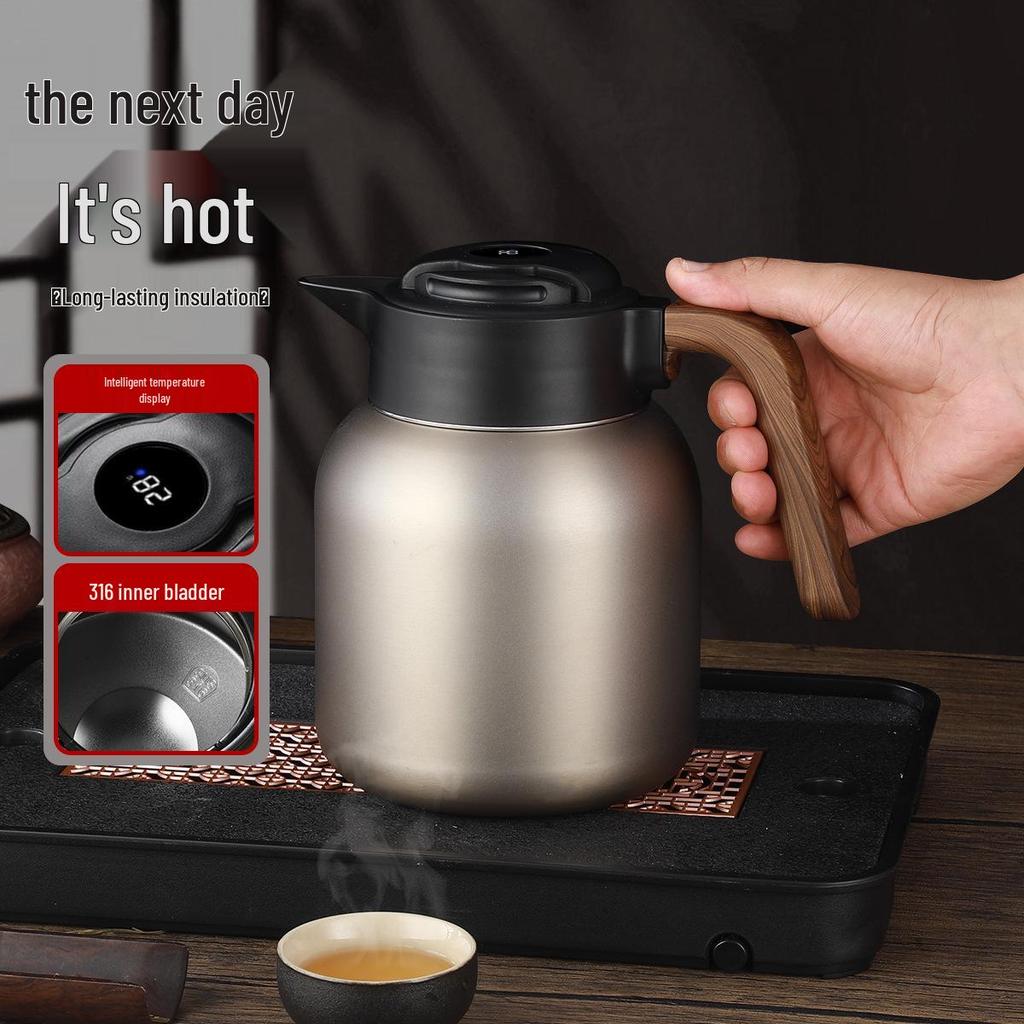 Luxury Stainless Steel Insulated Travel Coffee Mug - Double Layer, Portable for Car and Office