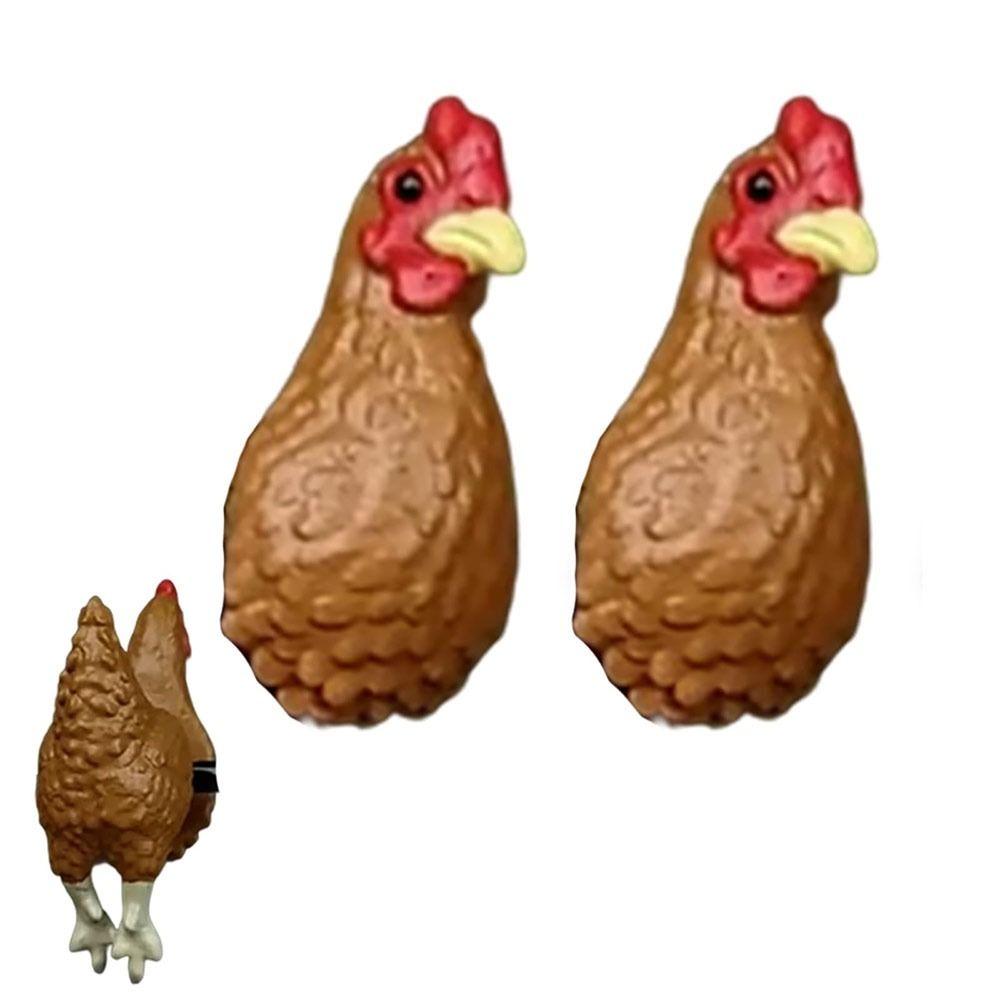 Elegant Hand Painted Chicken Earrings Farm Animal Jewelry Retro Earrings  Chicken Lovers