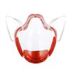 Protective Mask Transparent Mouth Cover Adult Durable Mask Face Shield Combine Plastic Reusable Anti-Fog Haze Dustproof Mask