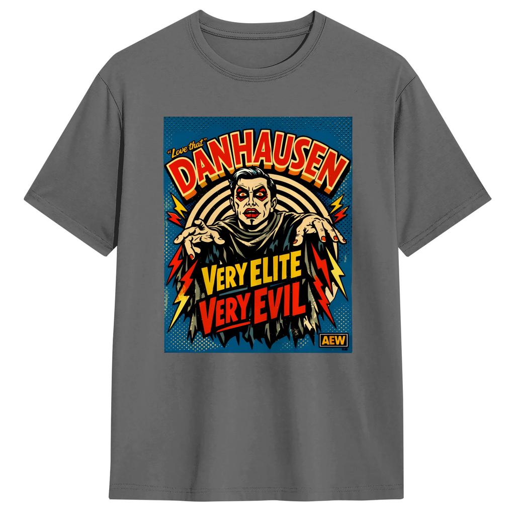 Danhausen Wrestling AEW T-Shirt Sommer Baumwoll-T-Shirts Für Herren Mode Lässiges T-Shirt Kurzarm Y2K Retro Kleidung