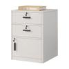 Modern Minimalist Filing & Archive Cabinet with Lock for Home & Office Storage