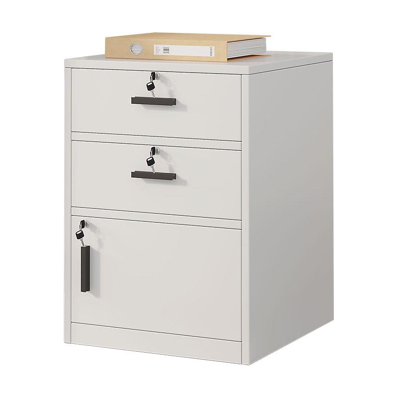 Modern Minimalist Filing & Archive Cabinet with Lock for Home & Office Storage