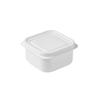 Large Transparent Rectangular Food Storage Container with Lid - Stackable, Food Grade, for Refrigerator & Freezer