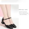 Sommersandalen, Damensandalen mit geschlossener Spitze, seitlich hohle Damenschuhe mit niedrigem Oberteil, einfarbige dicke Absätze, bequeme koreanische Damenschuhe mit mittlerem Absatz