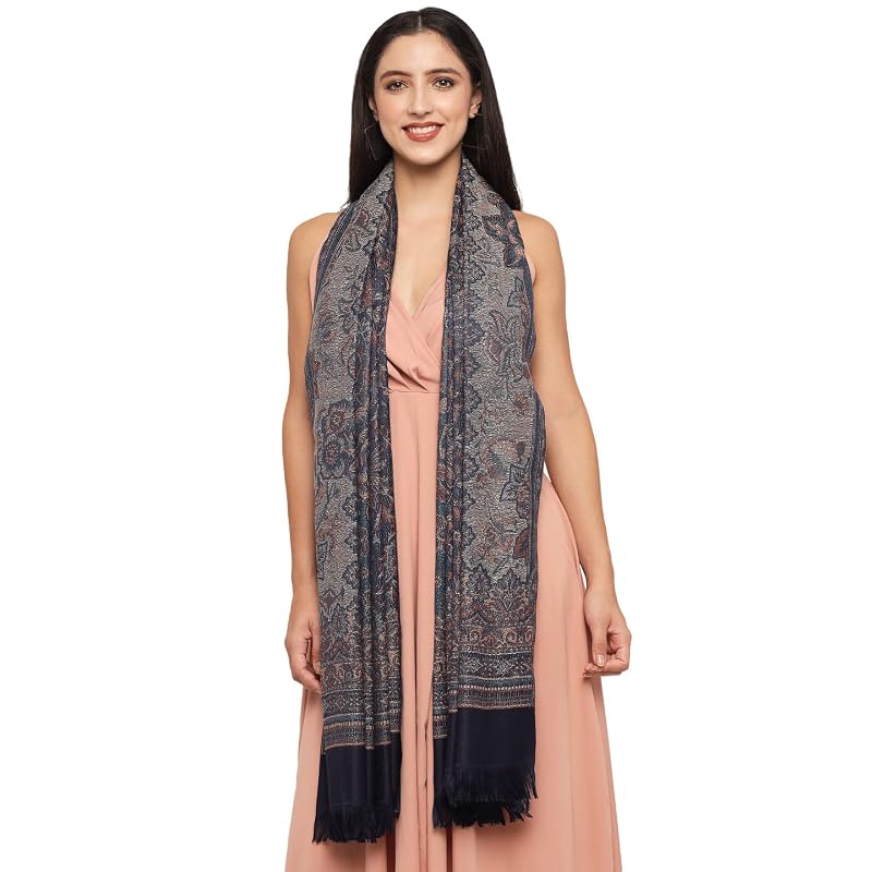 Pashtush WomenS Kashmiri Shawl, Faux Pashmina Design (Rich )